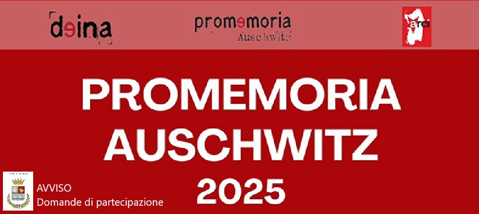 Bando di partecipazione al progetto “Promemoria Auschwitz Sardegna 2025"