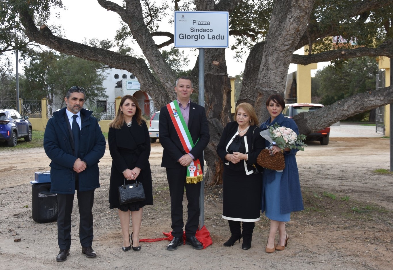 Tortolì, inaugurata piazza Giorgio Ladu: un omaggio all’ex sindaco e assessore regionale